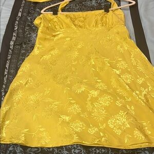 Wild Fable Yellow Asymmetrical Dress